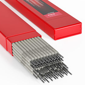 ARCCAPTAIN E7018 welding rod packaging shows 5 lb box for convenient storage.