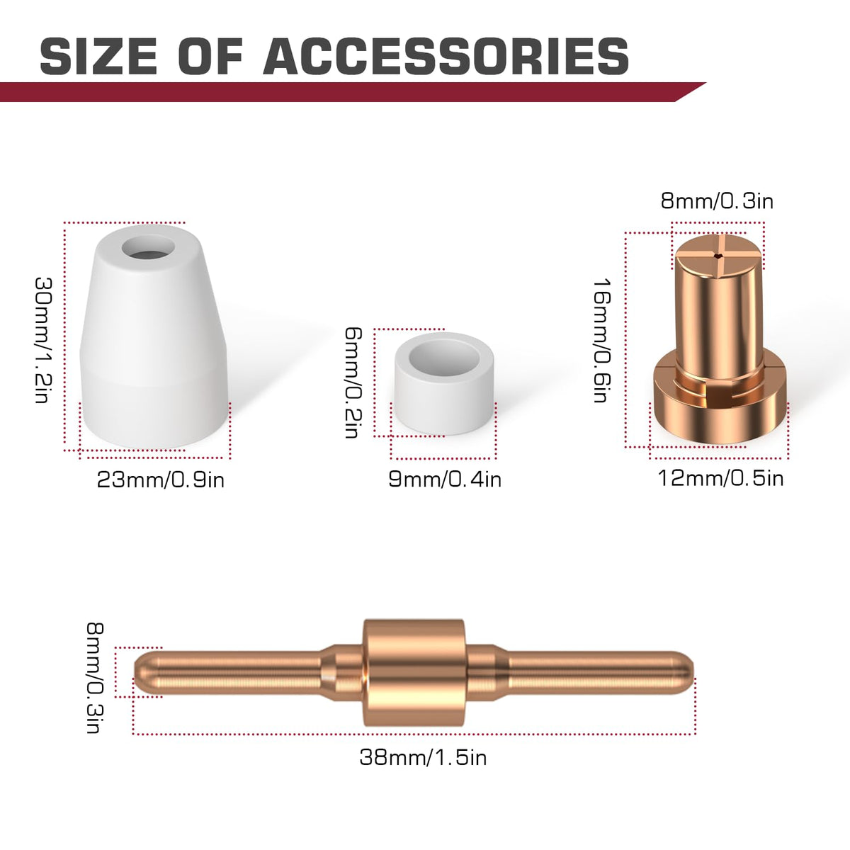 ARCCAPTAIN electrodes provide reliable ignition and steady operation.