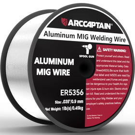 ARCCAPTAIN ER5356 welding wire spool for consistent MIG welds on aluminum