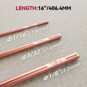 ARCCAPTAIN ER70S-6 wire with argon shielding for strong joints.
