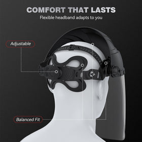 ARCCAPTAIN replaceable visor and easy-maintenance design