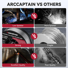 ARCCAPTAIN 0.035 compatible with Lincoln Miller Forney Harbor welders