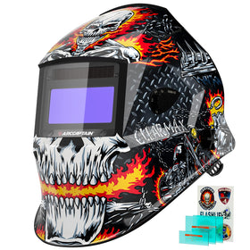 ARCCAPTAIN HSH-S800 auto-darkening lens protects eyes during welding