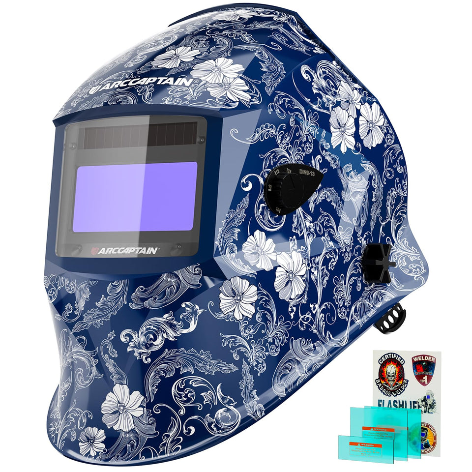 ARCCAPTAIN HSH-S800 large viewing screen enhances weld visibility.