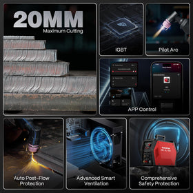 ARCCAPTAIN iControl CUT55 Pro app control interface for remote adjustments