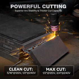 ARCCAPTAIN iControl CUT55 Pro non-touch pilot arc start on tough surfaces