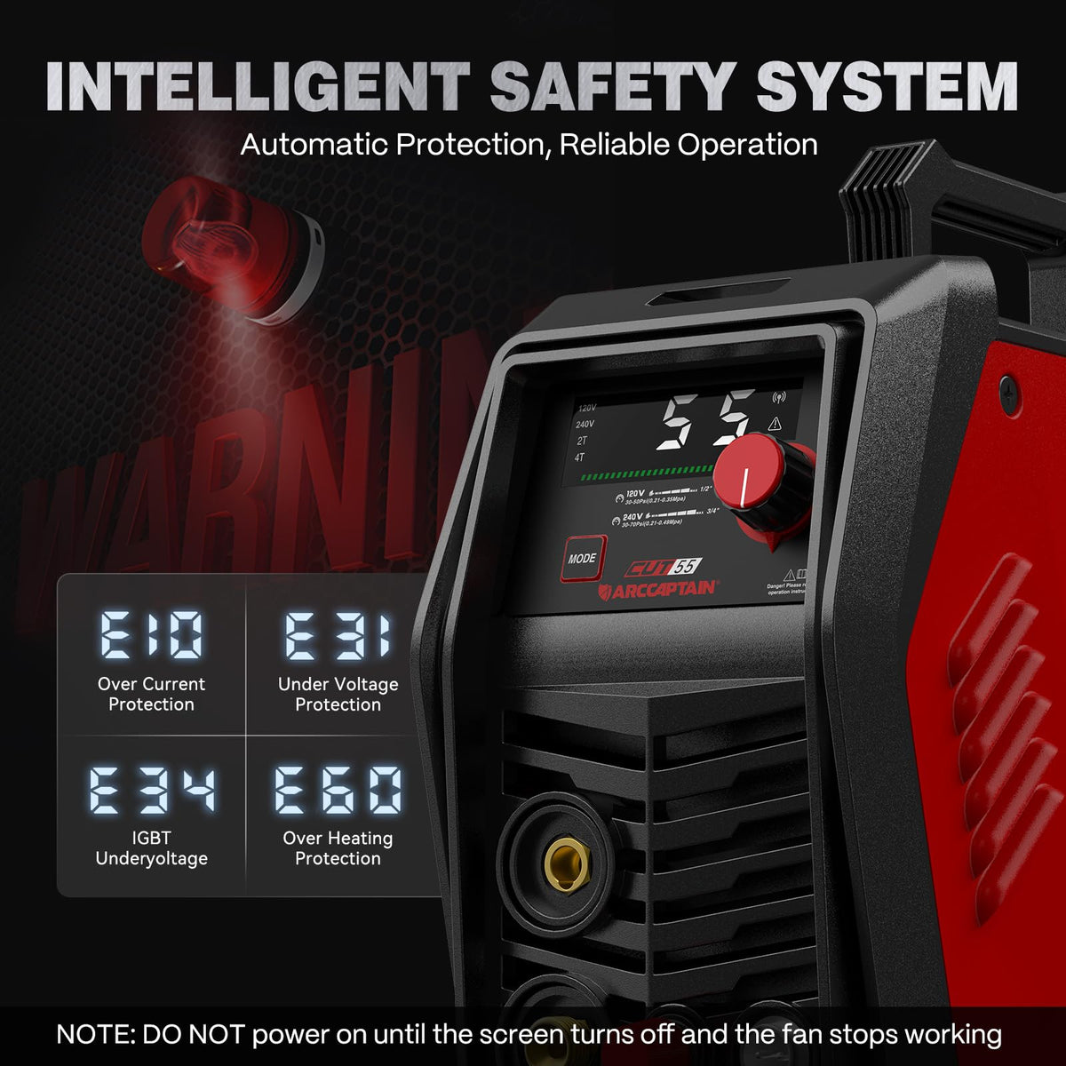 ARCCAPTAIN iControl CUT55 Pro rugged, durable body for challenging environments