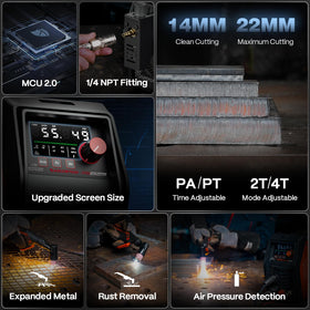 ARCCAPTAIN iControl Cut55 Prolux app-control interface enables remote project monitoring.