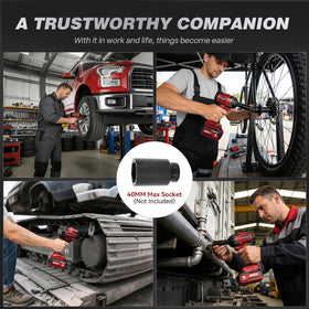 ARCCAPTAIN built-in LED illuminates dim work areas during repairs.