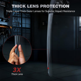 ARCCAPTAIN lightweight design for all-day comfort and reduced fatigue