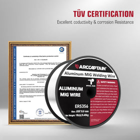 ARCCAPTAIN marine-grade welding wire suitable for saltwater environments