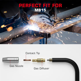 ARCCAPTAIN MB15 compatibility guide for MB15 and ARCCAPTAIN MIG welders