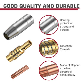 ARCCAPTAIN MB15 gas nozzle ensuring stable shielding coverage