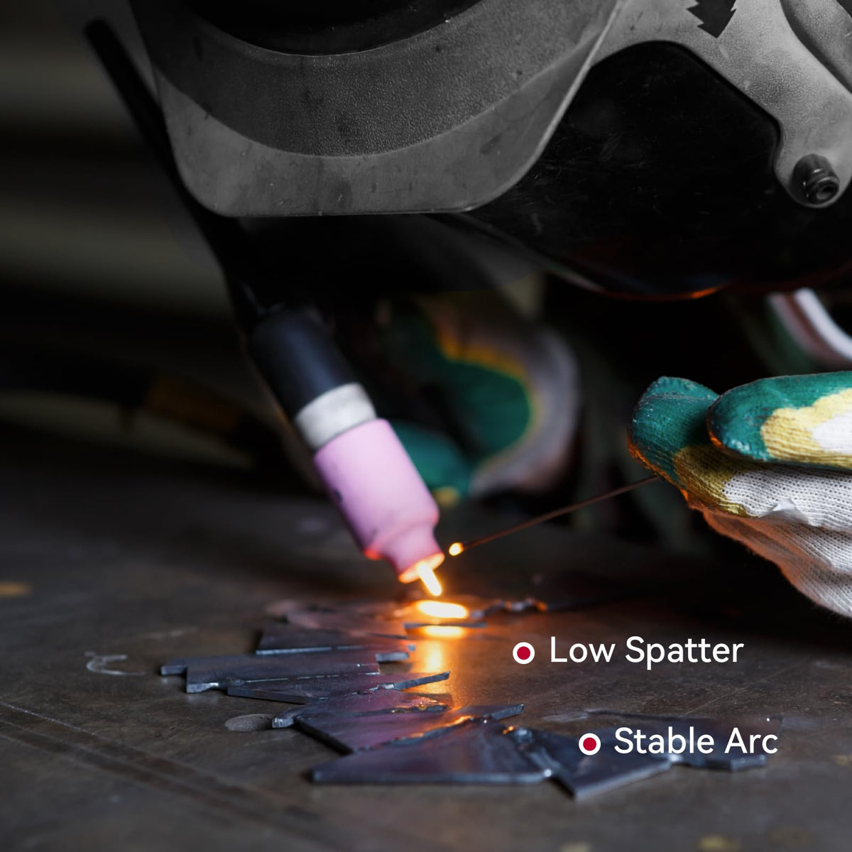 ARCCAPTAIN ER308L TIG rod used in medical equipment fabrication.