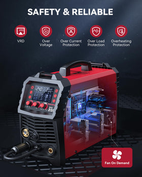 ARCCAPTAIN MIG Welder in action delivering steady MIG welds