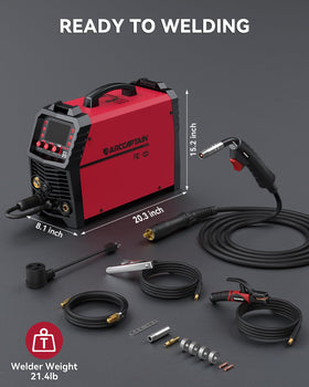 ARCCAPTAIN MIG Welder VRD and protection features for safety