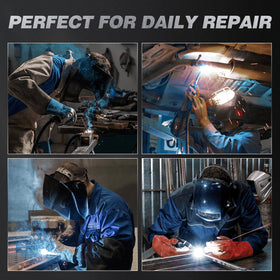 ARCCAPTAIN MIG160 compact body fits tight spaces for DIY repairs.