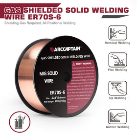ARCCAPTAIN 2 lb spool provides consistent performance and convenient handling.