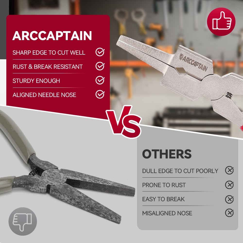 ARCCAPTAIN aligned tips ensure precise cuts and faster welding tasks.