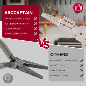 ARCCAPTAIN aligned tips ensure precise cuts and faster welding tasks.