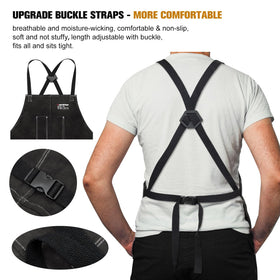 ARCCAPTAIN apron riveted edges enhance durability for tough jobs