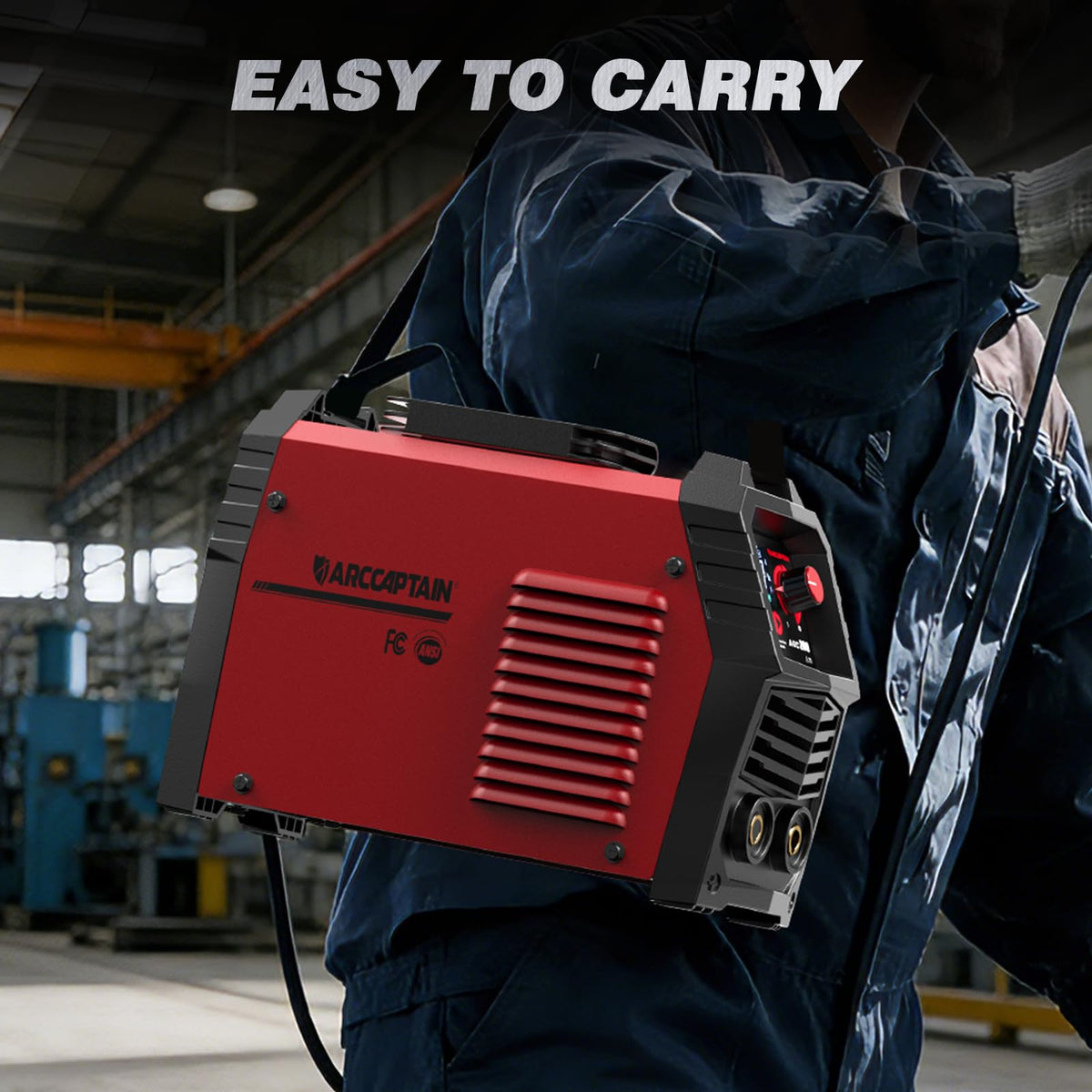 ARCCAPTAIN safety-certified welder meets TÜV and ANSI standards.
