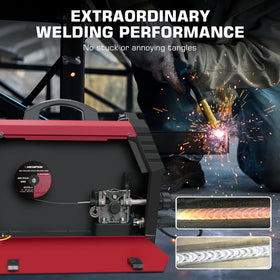 ARCCAPTAIN smooth-weld bead for neat finishes