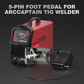 Smooth operation of ARCCAPTAIN TIG pedal with 12-tooth gear