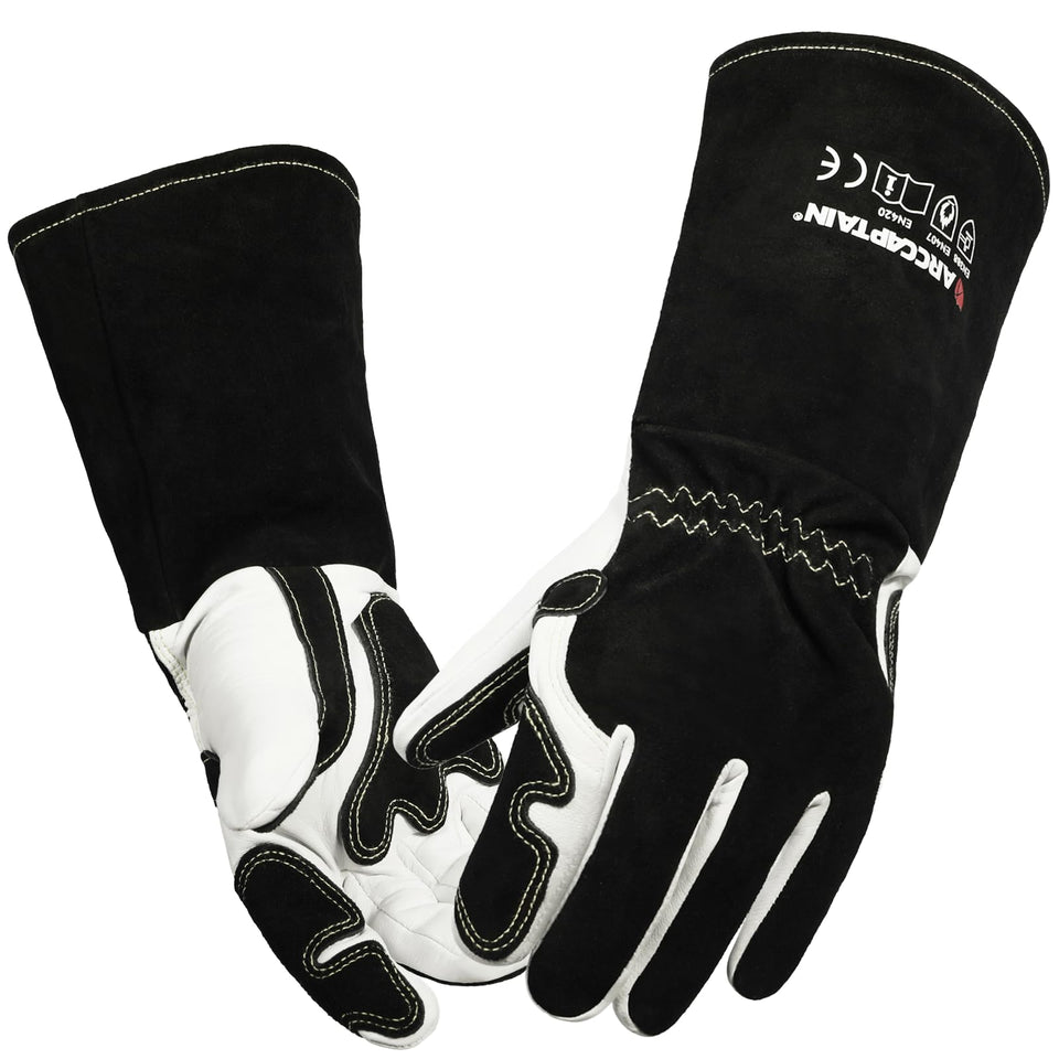 ARCCAPTAIN Tig Gloves showcase dexterity with goatskin, ideal for precise TIG welding.