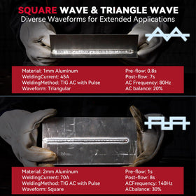 Digital parameter control supports adjustable pre-flow and post-flow