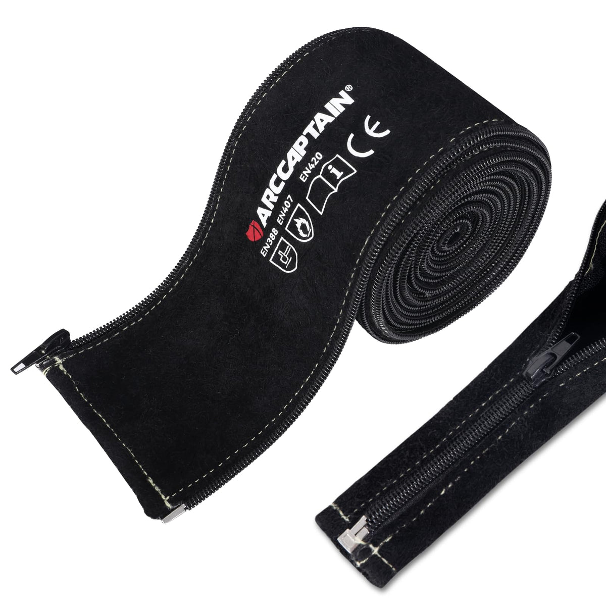 ARCCAPTAIN TIG welding cable cover 7.6m length protects cables from sparks