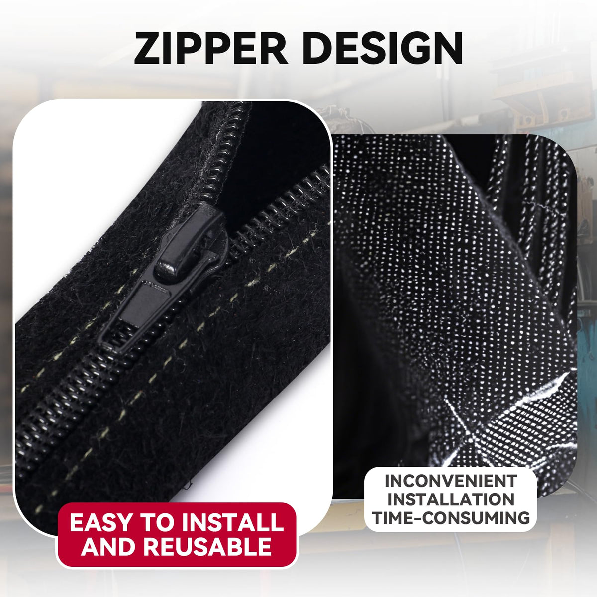 ARCCAPTAIN TIG cover showcases heat resistance and flexible bending for welding work