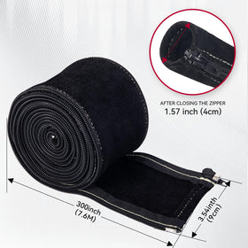 ARCCAPTAIN leather cable cover with zipper enables quick installation and removal