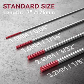 ARCCAPTAIN tungsten electrode demonstrates arc-strike performance for fast starts.