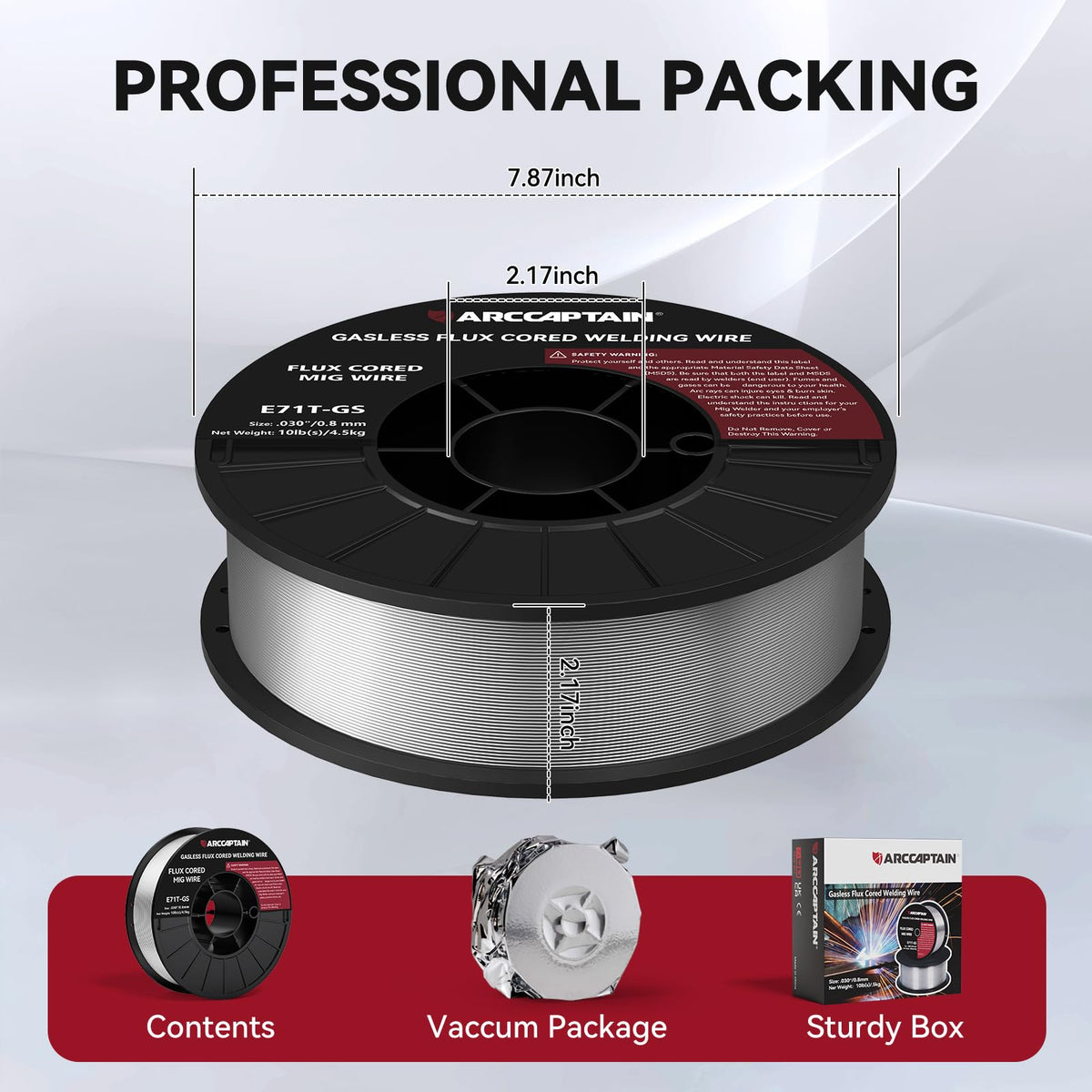 ARCCAPTAIN ideal for shafts, tanks, and trucks in workshop welding tasks