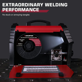 ARCCAPTAIN smooth weld bead 0.030 wire offers good wetting and neat finish
