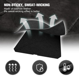 ARCCAPTAIN welding apron cross-back straps and quick-release buckles for easy wear