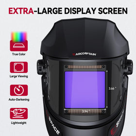 ARCCAPTAIN solar powered helmet with dual panels for longer use.