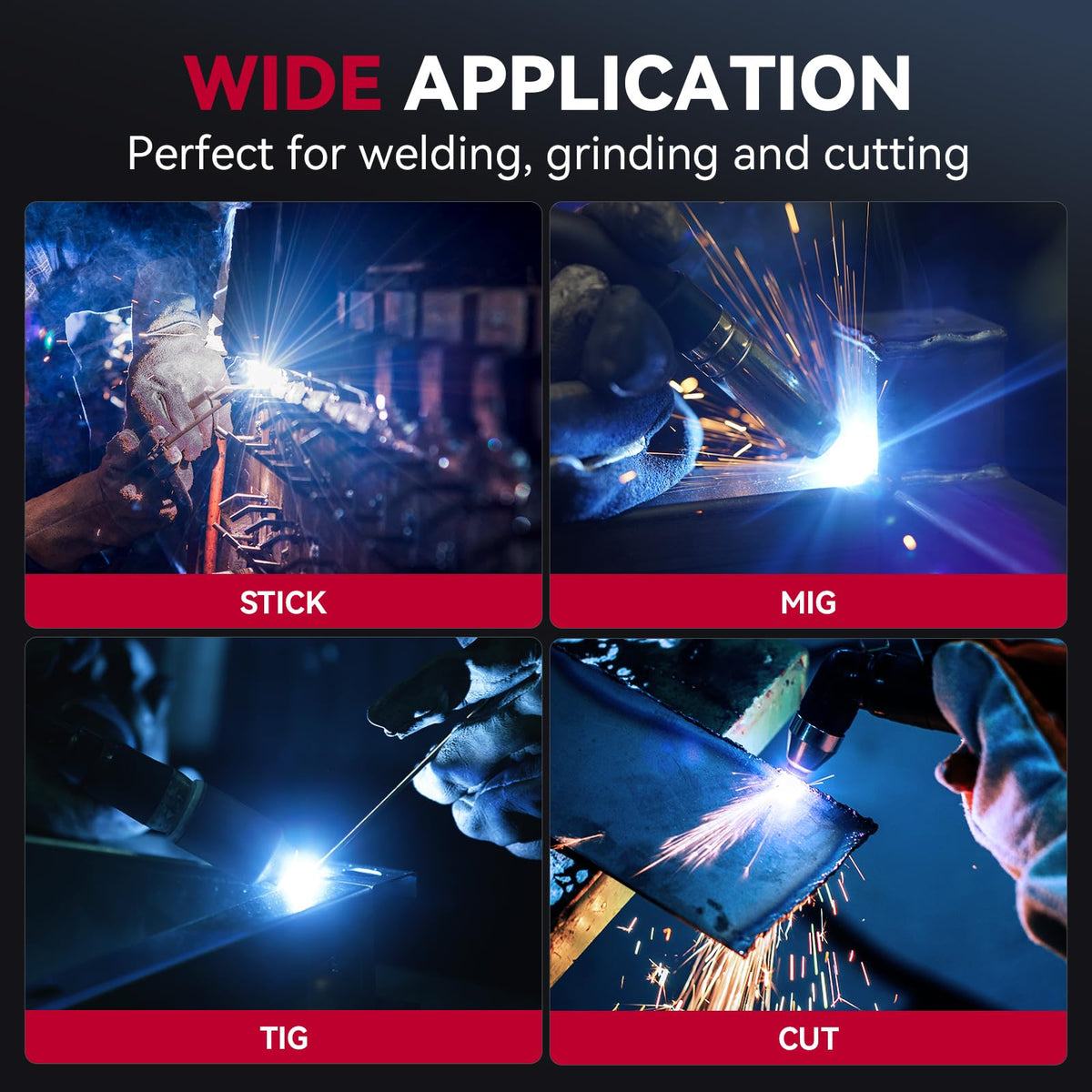 ARCCAPTAIN true color optics improve visibility for weld details.