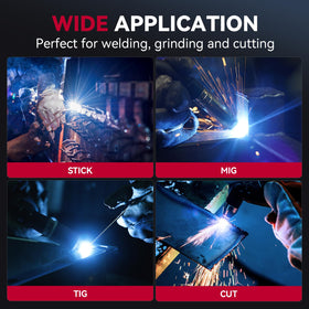 ARCCAPTAIN true color optics improve visibility for weld details.