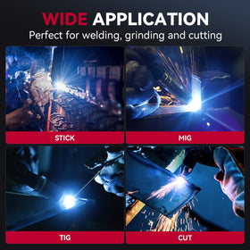 ARCCAPTAIN wide shade range supports diverse tasks from light to heavy.