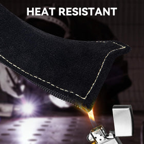 ARCCAPTAIN zipper design enables quick fitting and removal on welding cables
