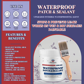 Archi Republic transparent bathroom sealant keeps moisture out with no visible residue.