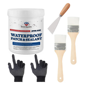 Archi Republic crystal-clear roof coating protects against leaks while preserving appearance.