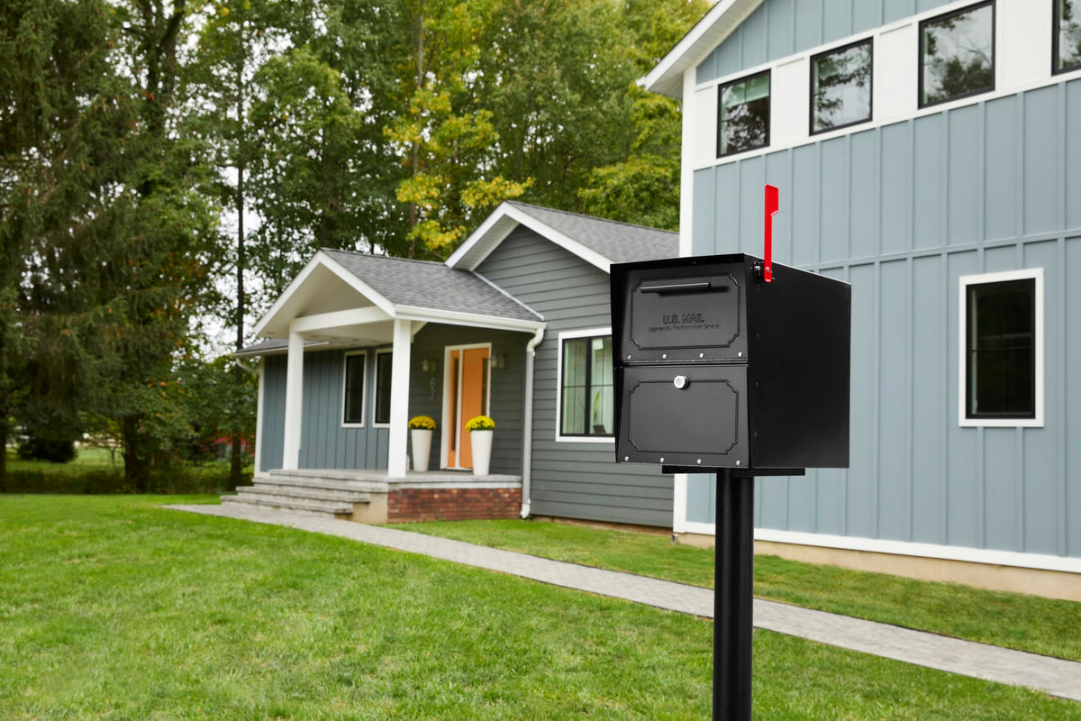 Oasis Classic black finish enhances curb appeal for home exteriors