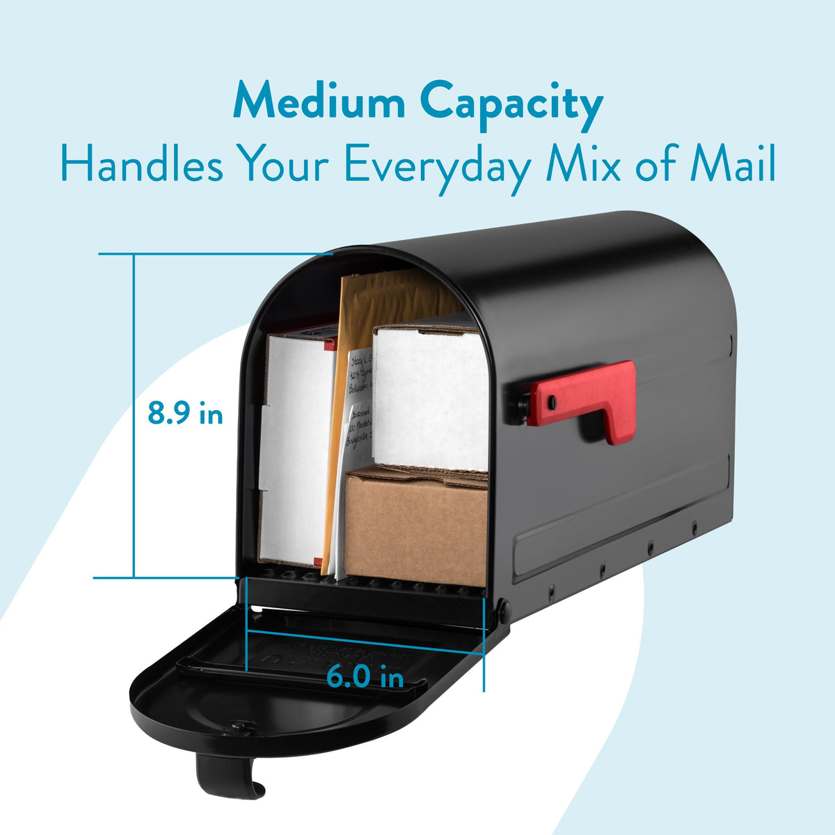 Architectural Mailboxes 7600B-10 MB1 with magnetic closure for secure deliveries