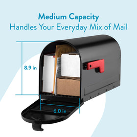 Architectural Mailboxes 7600B-10 MB1 with magnetic closure for secure deliveries