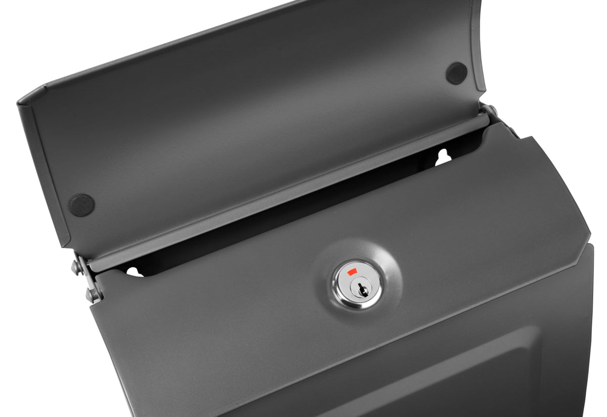 ARCHITECTURAL MAILBOXES Aspen galvanized steel weatherproof finish protects outdoors.