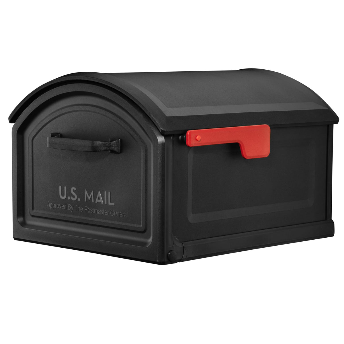 Architectural Mailboxes BILT CRE8 T4 front view highlights roomy interior for multiple deliveries
