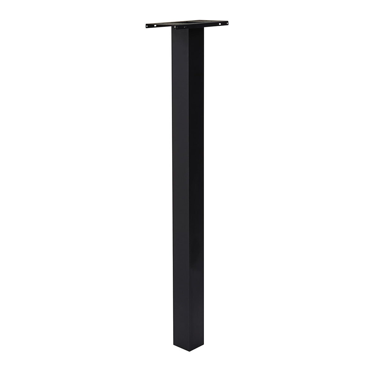Brighton aluminum post with side bracket mounting for versatile mailbox compatibility.